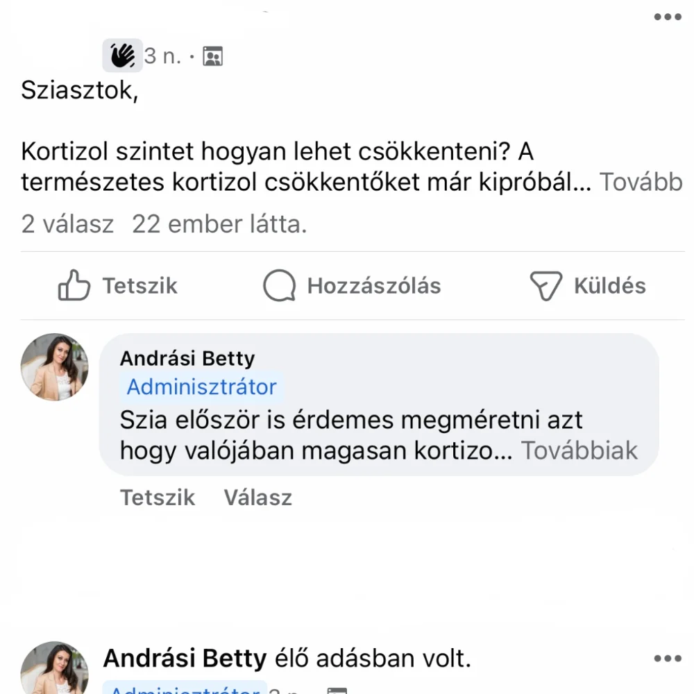Pánik Kontroll Zárt Facebook csoporttartalmába kifotózott betekintő