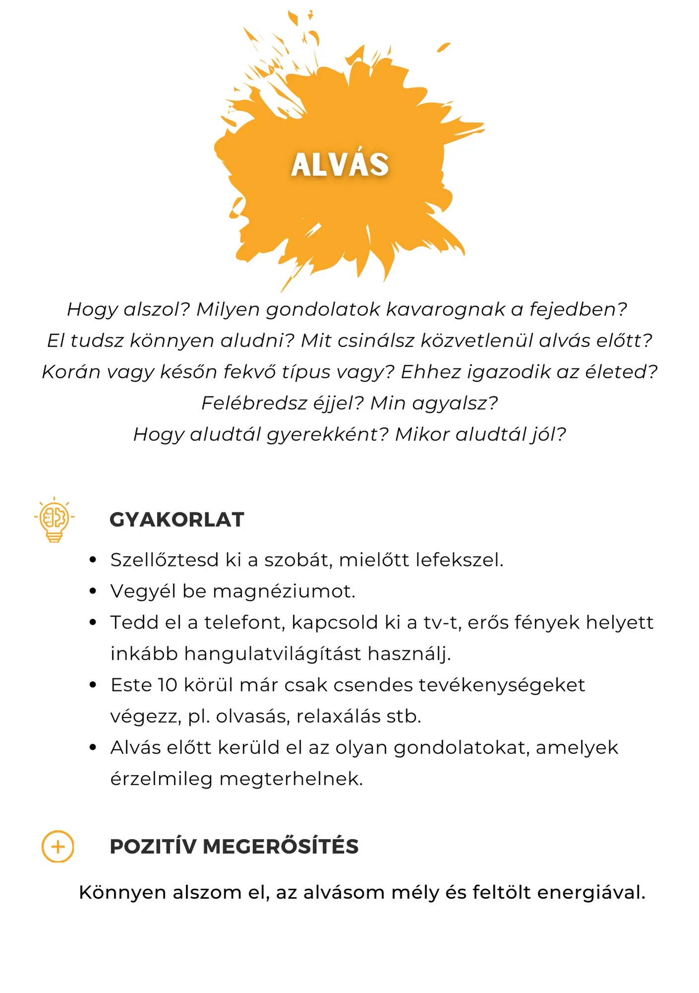 Pánik Kártya - Alvás