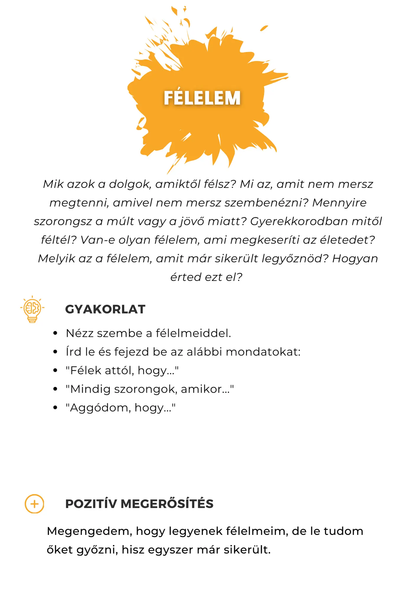 Pánik Kártya - Félelem